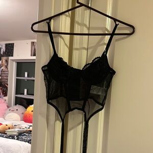 Black Lace Bustier